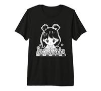 Chica de ajedrez de Dibujos Animados Camiseta Premium