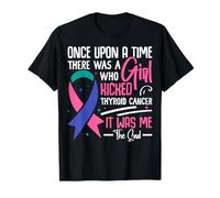Chica de apoyo a la conciencia sobre el cáncer de tiroides lo pateó Camiseta