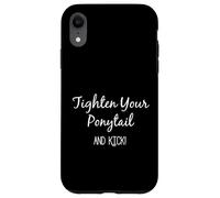 Chica de Artes Marciales aprieta tu Cola de Caballo y patea Carcasa para iPhone XR