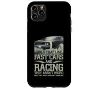 Chica de Carreras a la Que Les Gustan los Autos rápidos Carreras no Son raros Carcasa para iPhone 11 Pro MAX