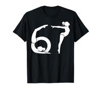 Chica de Danza o Gimnasia 6 7 67 6-7 Six Seven Gymnast Bailarina Camiseta
