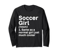 Chica De Fútbol Como Una Chica Normal Mucho Más Fresca Chica De Manga Larga