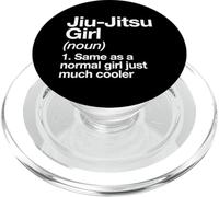 Chica de Jiu-Jitsu Definition Funny Deportes Artes Marciales PopSockets PopGrip para MagSafe