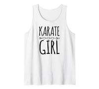 Chica de Karate con gráfico de Flecha de corazón de Estilo Camiseta sin Mangas