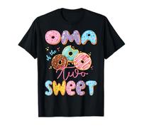 Chica de Segundo cumpleaños de OMA of The Two Sweet Donut Matching Camiseta