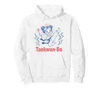 Chica de Taekwondo, Linda Princesa de Artes Marciales Kicker Sudadera con Capucha