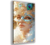 Chica Diamond Painting Adultos Redonda Diamantes Grande 30x60cm,5D Diamond Painting Kit Completo Misterio Diseño,Full Drill Pintar con Numeros Adultos Manualidades,Decoracion Hogar,Regalo Mujer,Y302Z