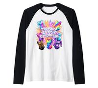 Chica Divertida de Gimnasia demasiados leos? No lo Creo Camiseta Manga Raglan