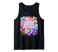 Chica Divertida de Gimnasia demasiados leos? No lo Creo Camiseta sin Mangas