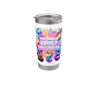 Chica divertida de gimnasia demasiados leos? No lo creo Vaso térmico de acero inoxidable de doble pared