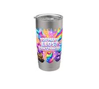 Chica divertida de gimnasia demasiados leos? No lo creo Vaso térmico de acero inoxidable de doble pared