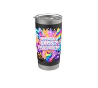 Chica divertida de gimnasia demasiados leos? No lo creo Vaso térmico de acero inoxidable de doble pared