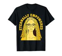 Chica empoderada Juneteenth Historia afroamericana Mujeres Camiseta