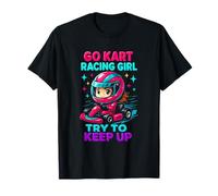 Chica Go Kart Trate de Mantener Divertido Go Kart Racing Gráfico Chicas Camiseta