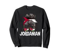 Chica Jordana Desordenado Moño De Pelo Desgaste Jordan Mujeres Orgullo Sudadera