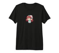 Chica Kawaii en la Tierra de los Sueños Camiseta Premium