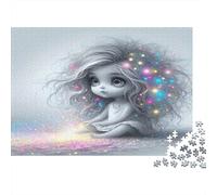 Chica mágica Puzzles 1000 Piezas Papel Reciclado para Adultos Puzzle para Adultos Imposible difícil desafiante Actividad Divertida para casa 38x26cm/1000pcs
