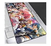Chica mágica, un Alfombrilla Raton Anime Gaming Mouse Pad XXL 900x400x3 mm,Impermeable con 3mm Base de Goma Antideslizante,Special-Textured Superficie para Ordenador, PC y Laptop