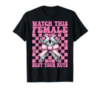 Chica Mecánica De Automóviles Reloj Esta Mujer Busto Tus Tuercas Camiseta