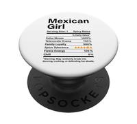 Chica mexicana orgullosa raíces mexicanas PopSockets PopGrip Adhesivo