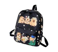 Chica Mochila Bolsa De Libros De Gran Capacidad Y Varios, Negro , Siehe Beschreibung, Ver descripción