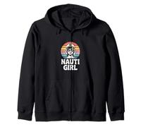 Chica Nauti Divertida Diciendo capitanes náuticos Mujeres Sudadera con Capucha