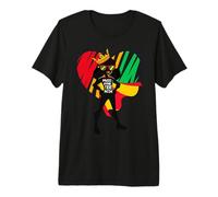 Chica Negra, mágica, Fuerte, supervaliente, heroína, Chicas Marrones Camiseta Premium