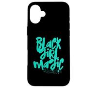 Chica Negra Turquesa Magic Aqua Stars Melanina Black Queen Woman Carcasa para iPhone 16 Plus