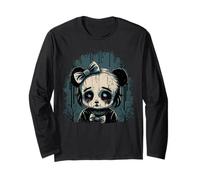 Chica panda gótica triste Manga Larga