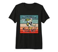 Chica Patinadora Truco de Skate Truco de Skate energía Camiseta Premium