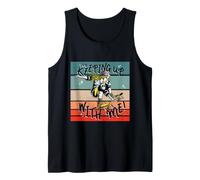 Chica Patinadora Truco de Skate Truco de Skate energía Camiseta sin Mangas