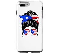 Chica Puertorriqueña Bandera de Puerto Rico Orgullosa Mujer Puertorri Carcasa para iPhone 7 Plus/8 Plus