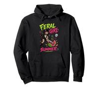Chica Salvaje Verano Divertido Punk Rock Sudadera con Capucha