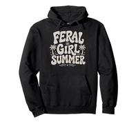 Chica Salvaje Verano Divertido Sudadera con Capucha