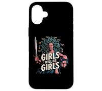 Chica Será Feminista Chicas Medusa Carcasa para iPhone 16 Plus