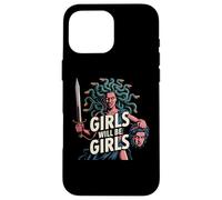 Chica Será Feminista Chicas Medusa Carcasa para iPhone 16 Pro Max