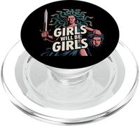 Chica Será Feminista Chicas Medusa PopSockets PopGrip para MagSafe