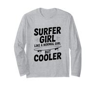 Chica Surfista como una Chica Normal Pero más Fresca Manga Larga