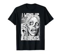Chica Zombi Me desperté como Esta Divertida Mujer de Halloween Camiseta