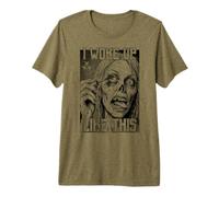 Chica Zombi Me desperté como Esta Divertida Mujer de Halloween Camiseta Premium