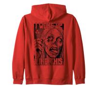 Chica Zombi Me desperté como Esta Divertida Mujer de Halloween Sudadera con Capucha