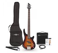 Chicago Bass Guitar Sunburst 15W Bass Amp & Accessory Pack