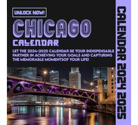 Chicago Calendar 2024 2025: 16 Months of The Animal from Sep 2024 to Dec 2025,Square 8.5 x 8.5 Inches Gift For Organizing & Planning