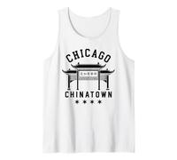 Chicago Chinatown Chino Americano Illinois Loop South Side Camiseta sin Mangas