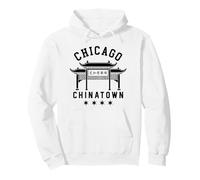 Chicago Chinatown Chino Americano Illinois Loop South Side Sudadera con Capucha
