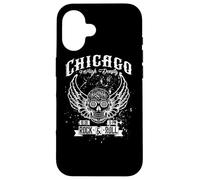 Chicago Classic Retro Vintage Illinois Windy Rock'n'Roll Carcasa para iPhone 16