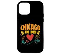 Chicago en mi corazón - Souvenir de Viajero de Estados Unidos Carcasa para iPhone 12 Mini
