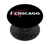 Chicago, Estados Unidos, Grupo, Recuerdo, Pareja, Viaje, Familia, Coincidencia PopSockets PopGrip Adhesivo