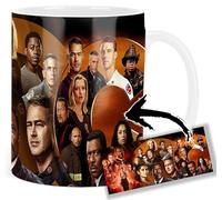 Chicago Fire Taylor Kinney Jesse Spencer Eamonn Walker Miranda Rae Mayo Taza Ceramica Mug