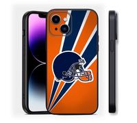 Chicago Football - Funda para iPhone 13 Mini, de silicona, a prueba de golpes, delgada, con diseño de rugby, para iPhone 13 Mini de 5.4 pulgadas, color negro